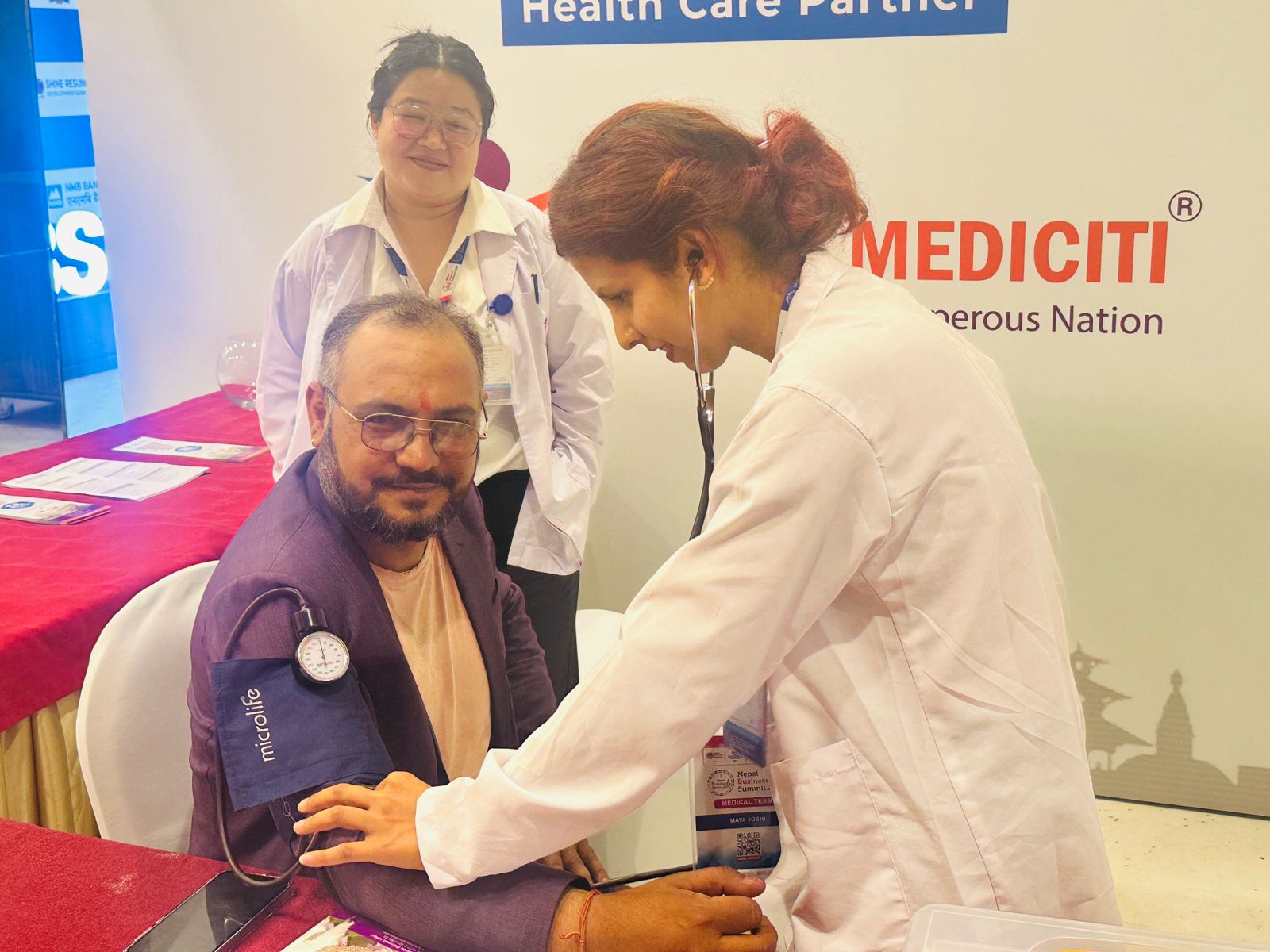 Nepal Mediciti Conducts Dedicated Health Camp at Nepal Business Summit 2026